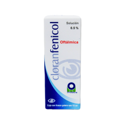 CLORANFENICOL SOL. Oftálmica 0.5% Fco. Gotero 15 ML.