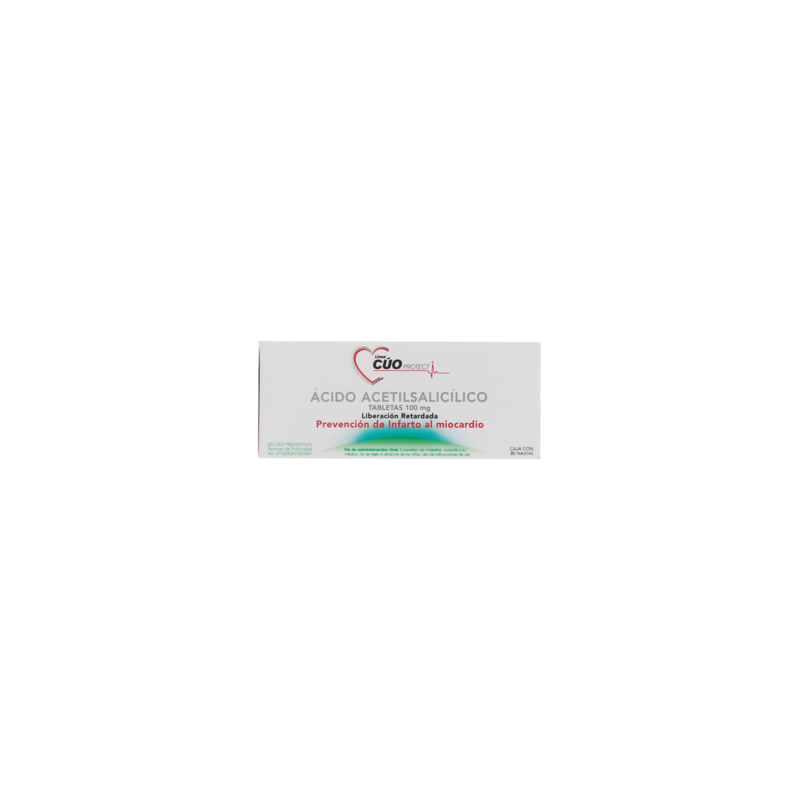 CÚO PROTECT c/30 TABS. L.R. 100 MG.