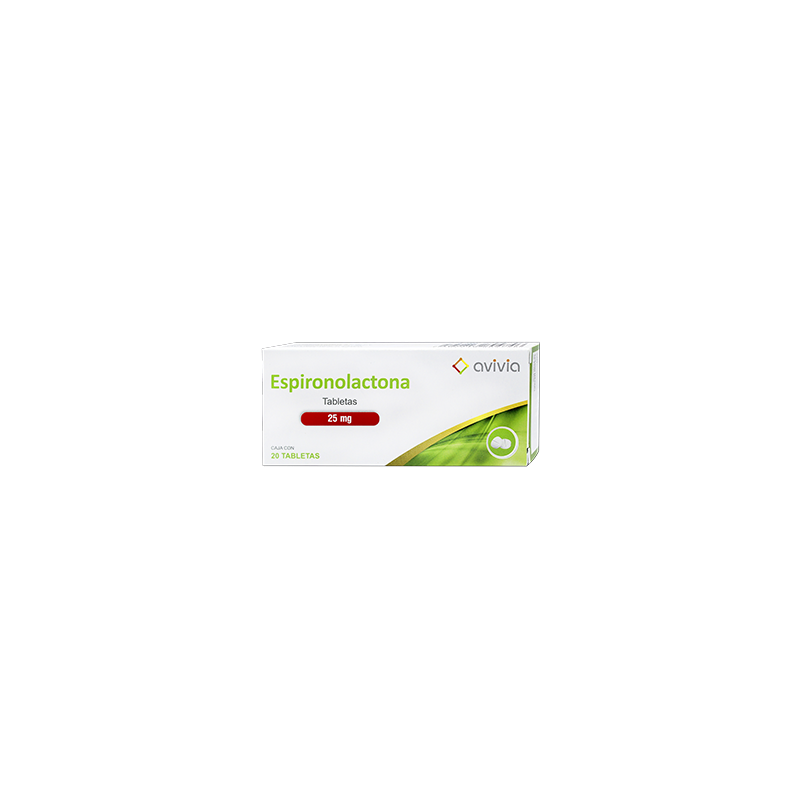ESPIRONOLACTONA (Avivia) c/20 TABS. 25 MG.