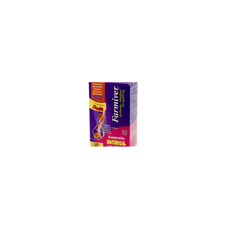 FARMIVER SUSP. Infantil Fco. 10 ML. 100-400 MG/10 ML.