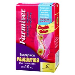 FARMIVER SUSP. Pediátrica Fco. 10 ML. 100-200 MG/10 ML.