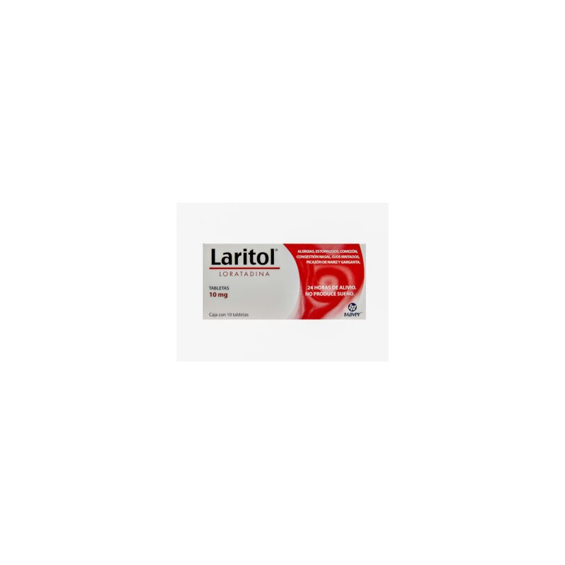 LARITOL c/10 TABS. 10 MG.