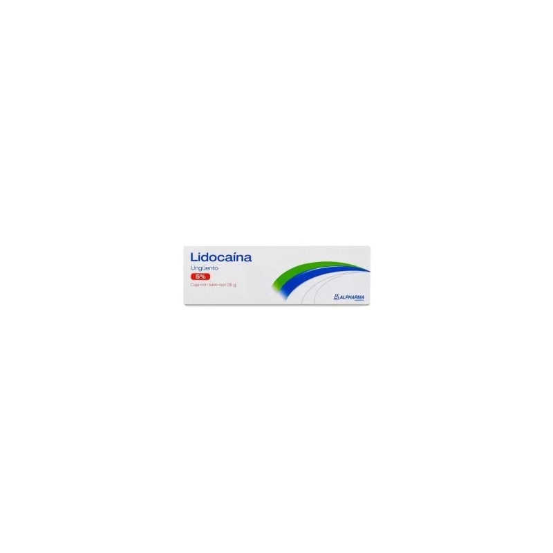 LIDOCAINA (Alpharma) UNGÜENTO 5% Tubo c/35 G.
